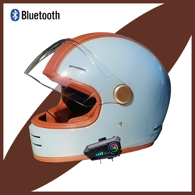 Motorcycle Gear Vintage - Vintage Casque Motorcycle Helmet - Retro