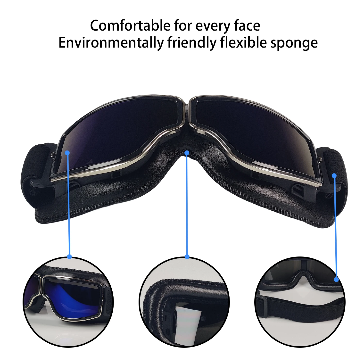 Motorcycle Glasses - Windproof - Motorcycle Gear Vintage review and price